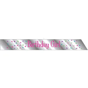 Bulk Birthday Girl Sashes (6 per Case)