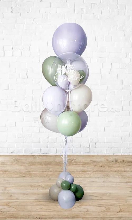 Classy Orbz Bubble Custom Text  Balloon Set PRE-ORDER 1DAY In Advance