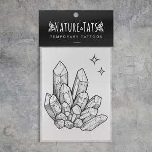 Crystal Quartz Temporary Tattoo