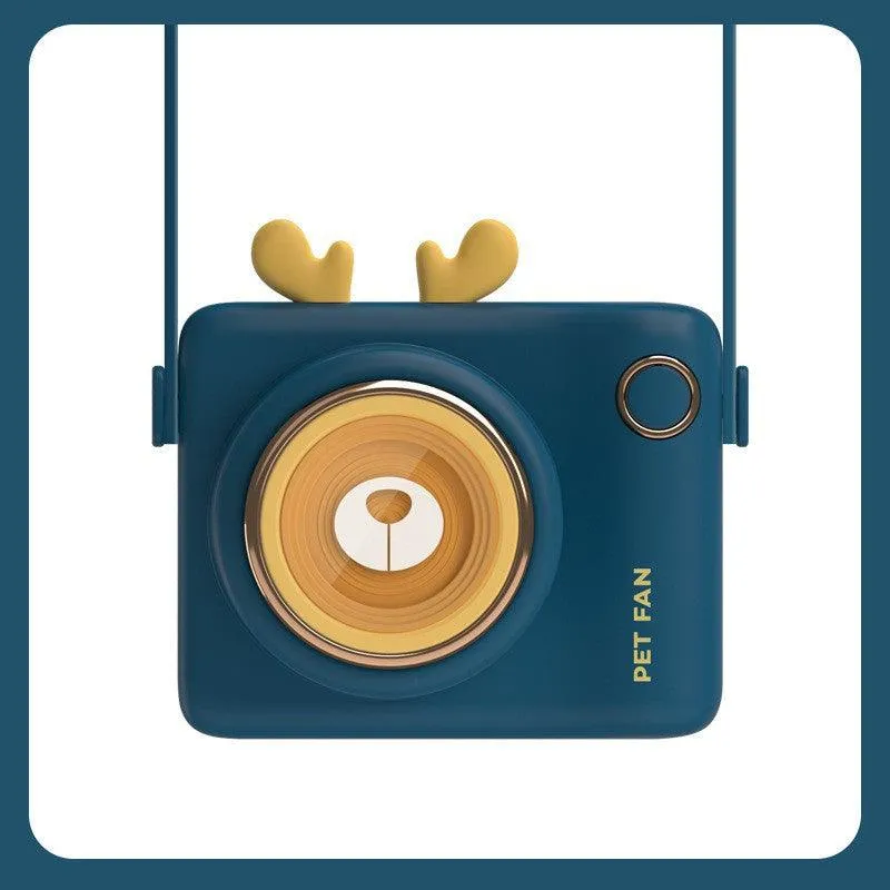 Cute Pet Hanging Neck Fan Cute Children's Cartoon