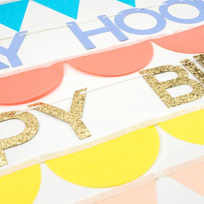 Decorations - Rainbow Birthday Garlands
