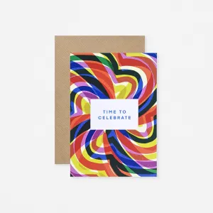 Disco Flare Greeting Card