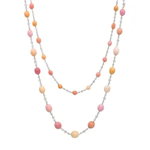 Eclat Jewels - One of a Kind Necklace with Conch Pearls and Diamonds