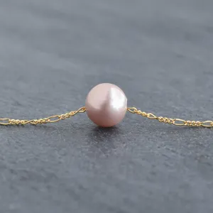 Edison Pearl w/ Figaro Chain