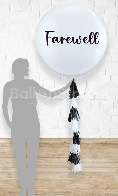 Farewell / Goodbye / Happy Retirement >30inches Custom Text / Personalized Balloon / Happy Birthday / Any Text