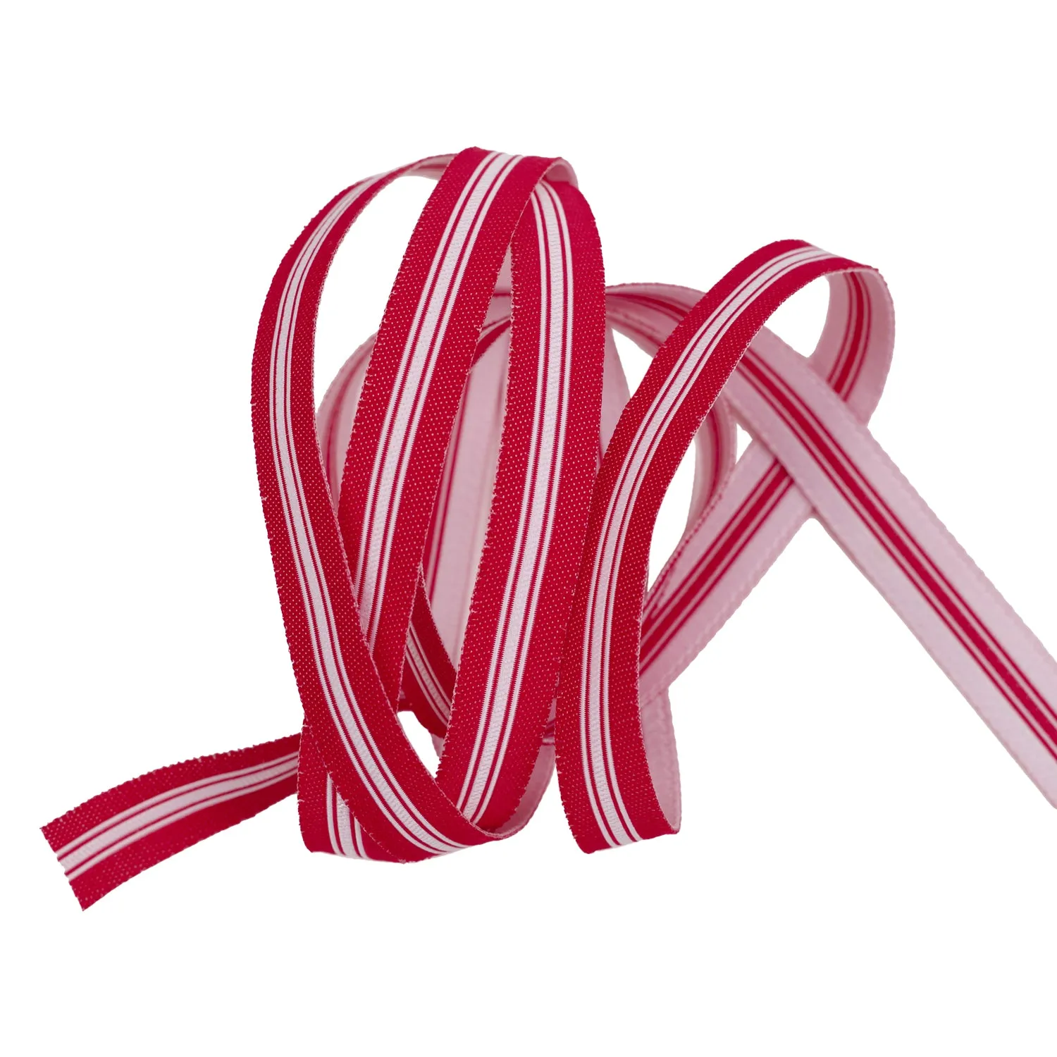 Festive Stripe - 3/8" width - Classic Christmas - One Yard