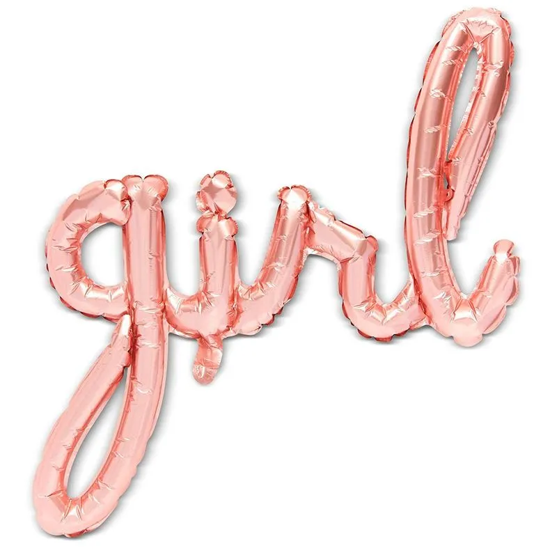 Gender Reveal Foil Party Balloons, Boy or Girl (19 Piece Set)