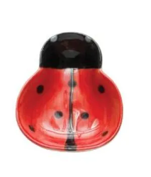 Hand-Painted Stoneware - Ladybug