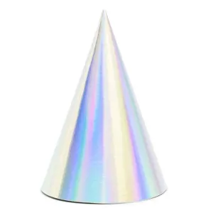 Iridescent Party Hats (pack of 6)