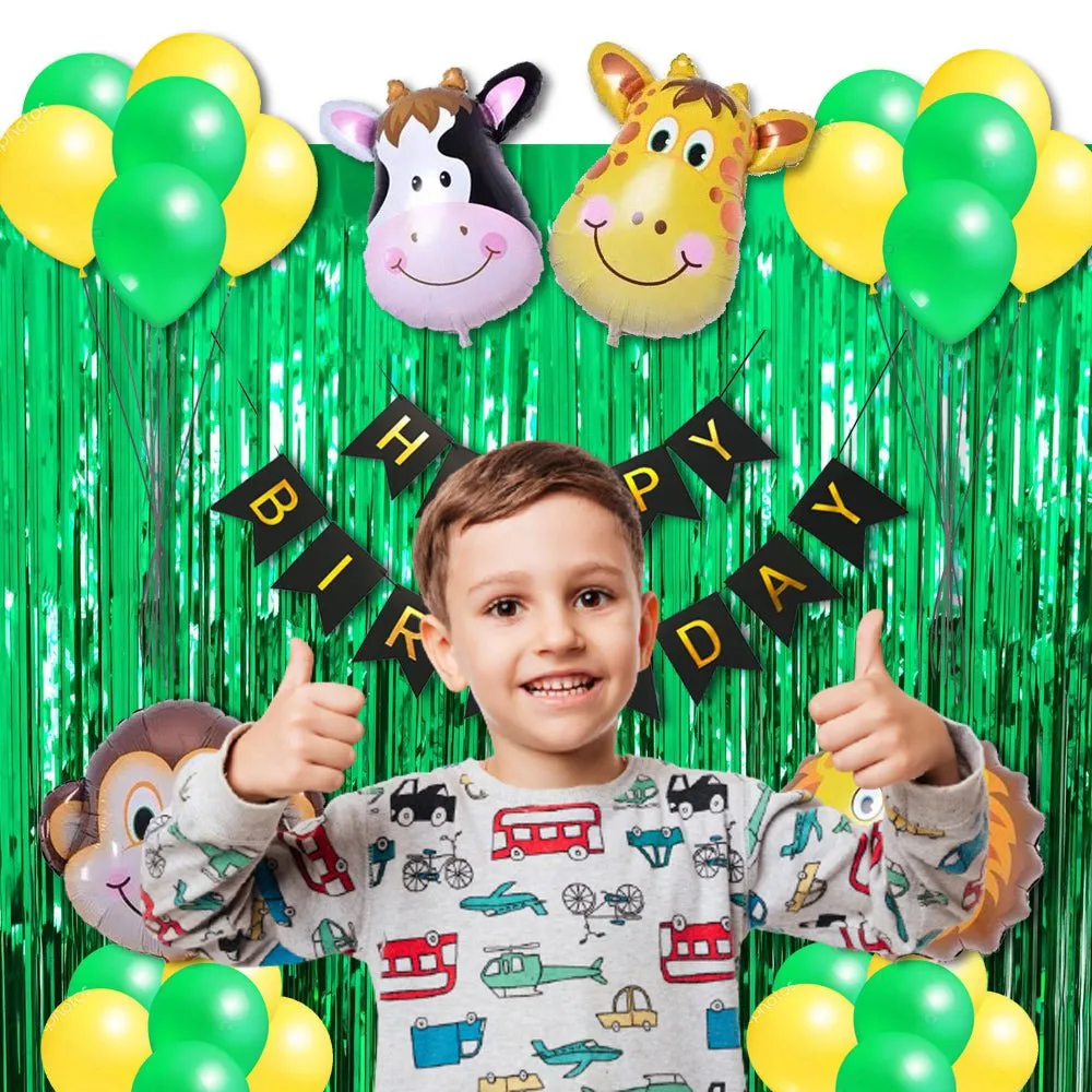 Jungle Theme Party Decoration 29 Pcs Decorating Items For Birthday Party