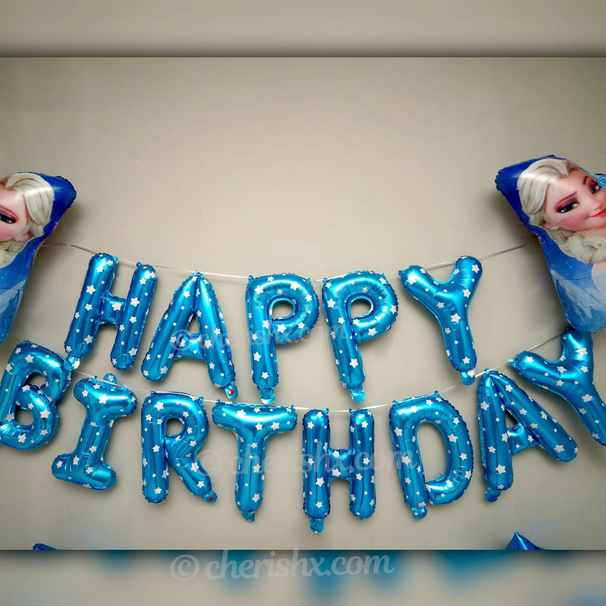 Kids Frozen Birthday Balloon Decoration 35 Pcs