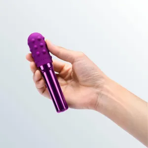 Le Wand Chrome Grand (Large) Bullet Vibrator - Dark Cherry