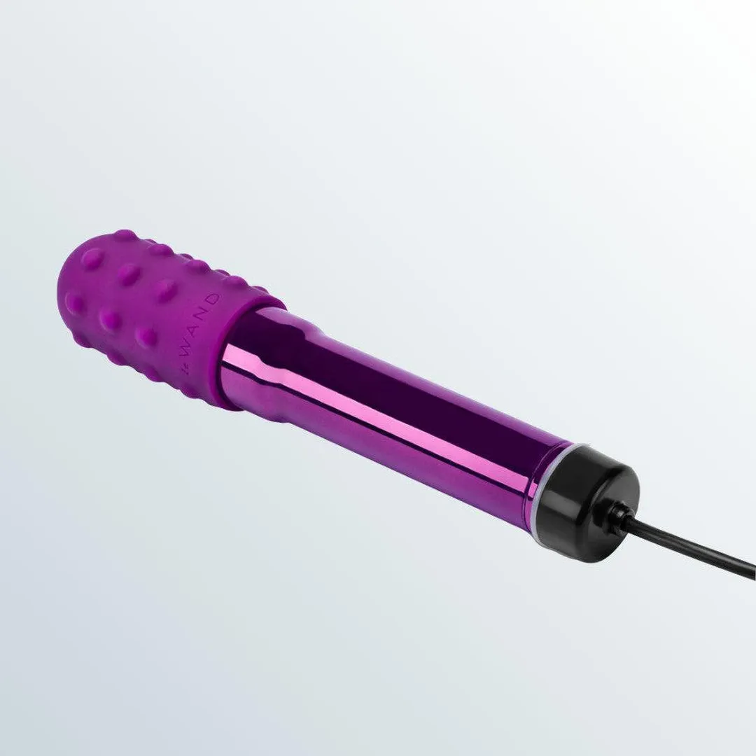 Le Wand Chrome Grand (Large) Bullet Vibrator - Dark Cherry