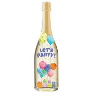 Let's Party Birthday Champagne sound Card
