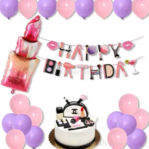 Makeup Birthday Kit Decoration items 23 Pcs