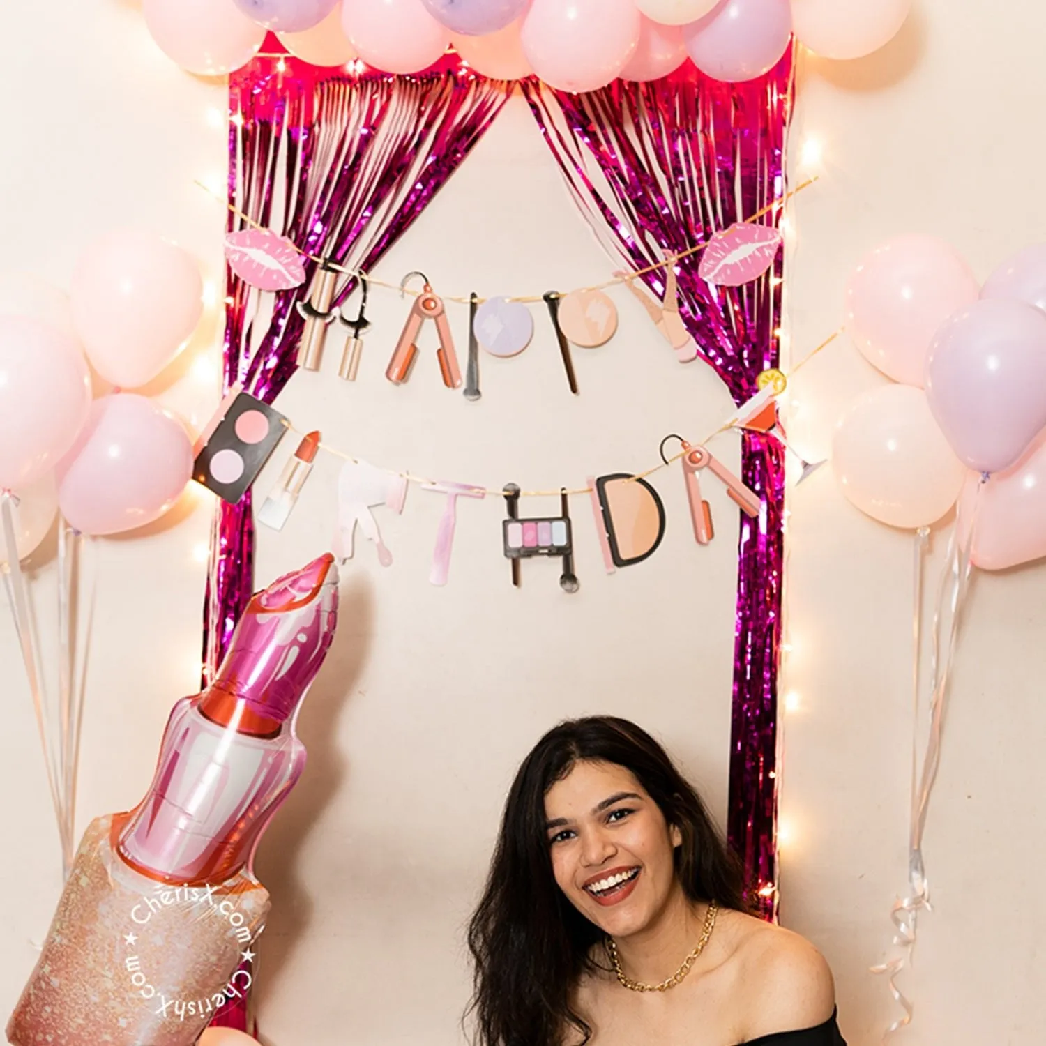 Makeup/Spa kit birthday decoration items 55 Pcs Combo - birthday decor, birthday party