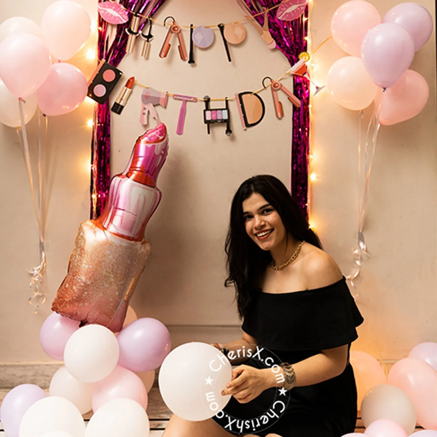 Makeup/Spa kit birthday decoration items 55 Pcs Combo - birthday decor, birthday party