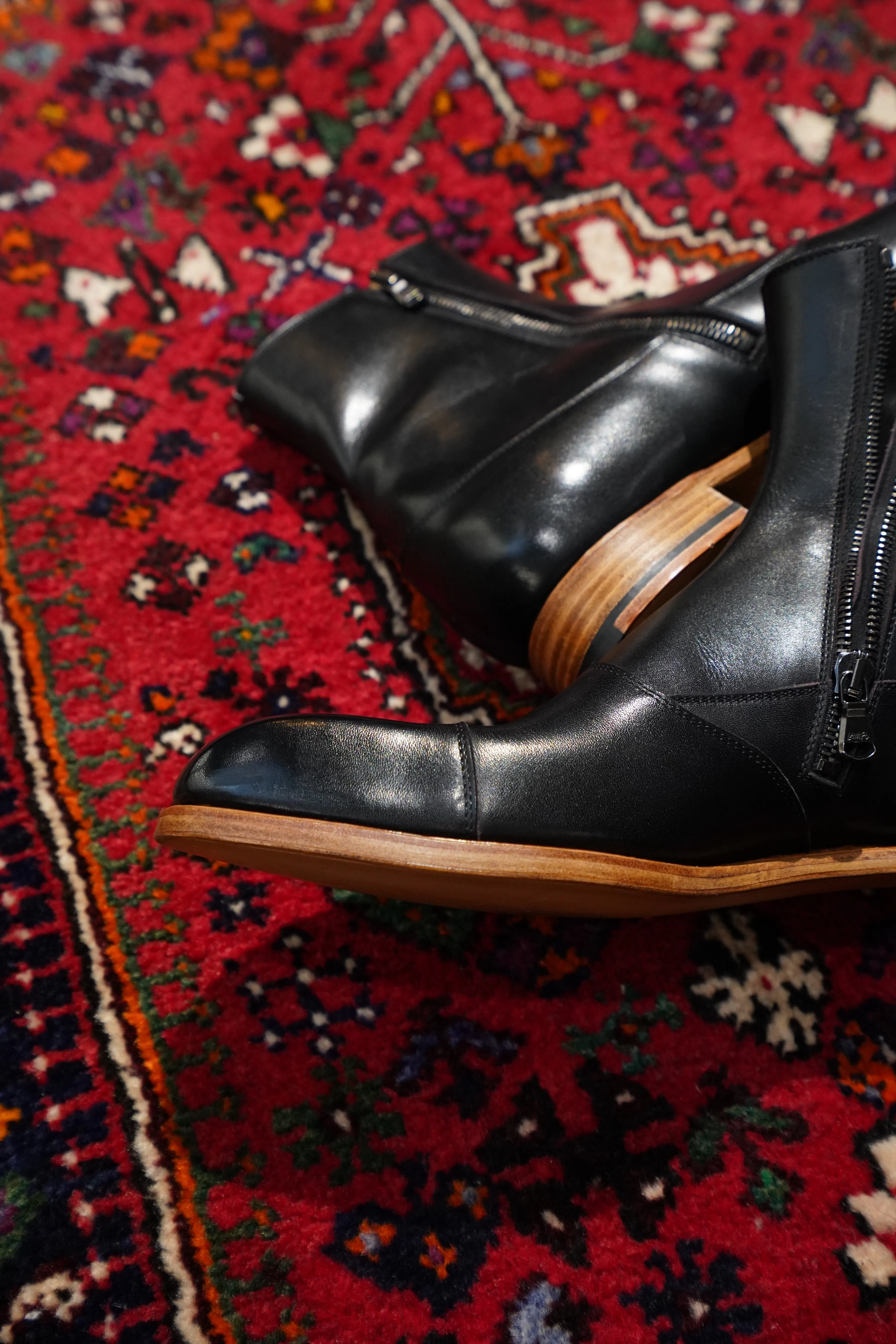 Nobuyuki Matsui Button Boots (BLACK)(EXCLUSIVE)