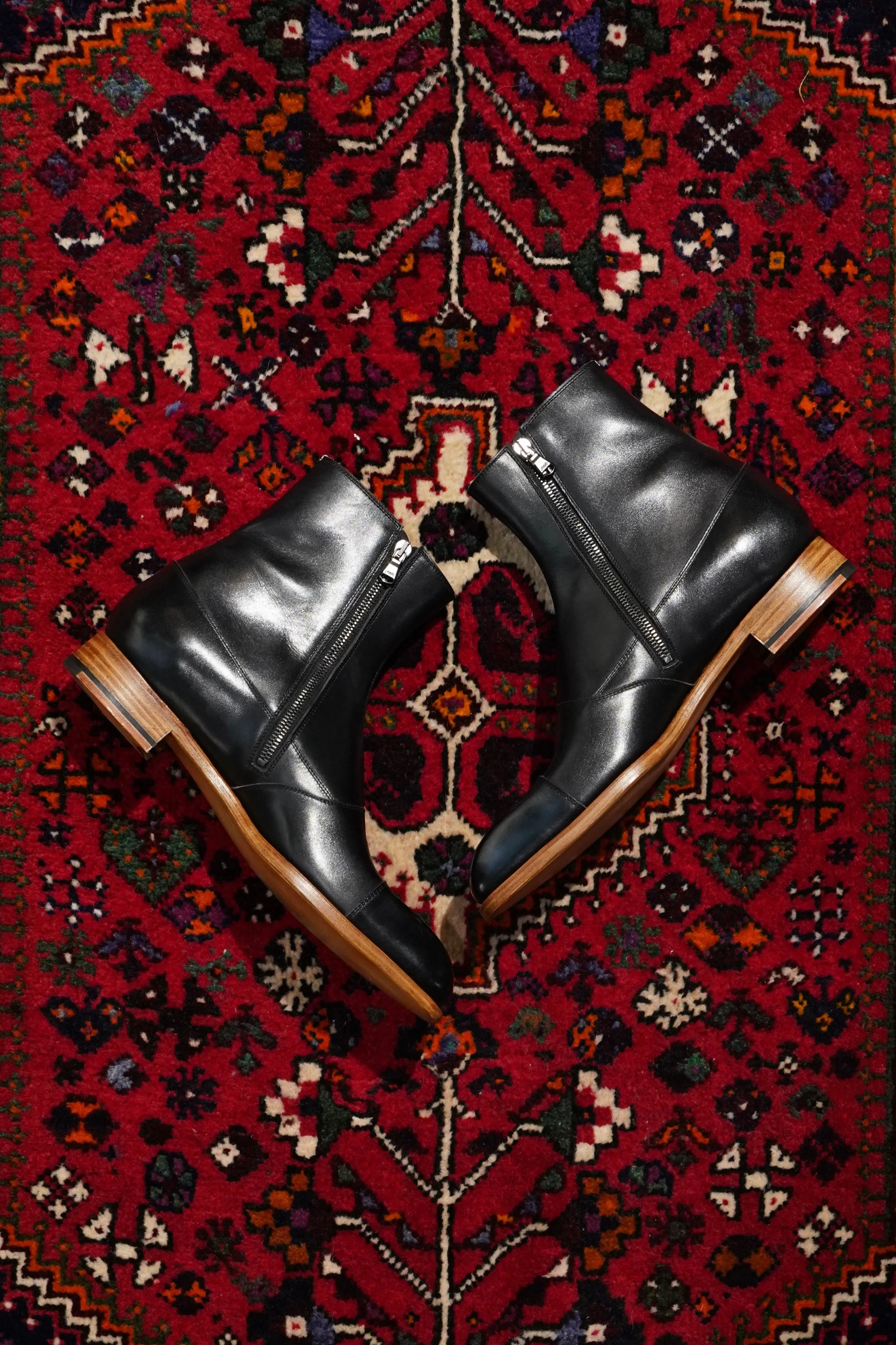 Nobuyuki Matsui Button Boots (BLACK)(EXCLUSIVE)
