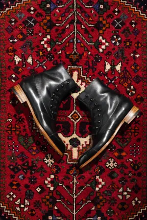 Nobuyuki Matsui Button Boots (BLACK)(EXCLUSIVE)