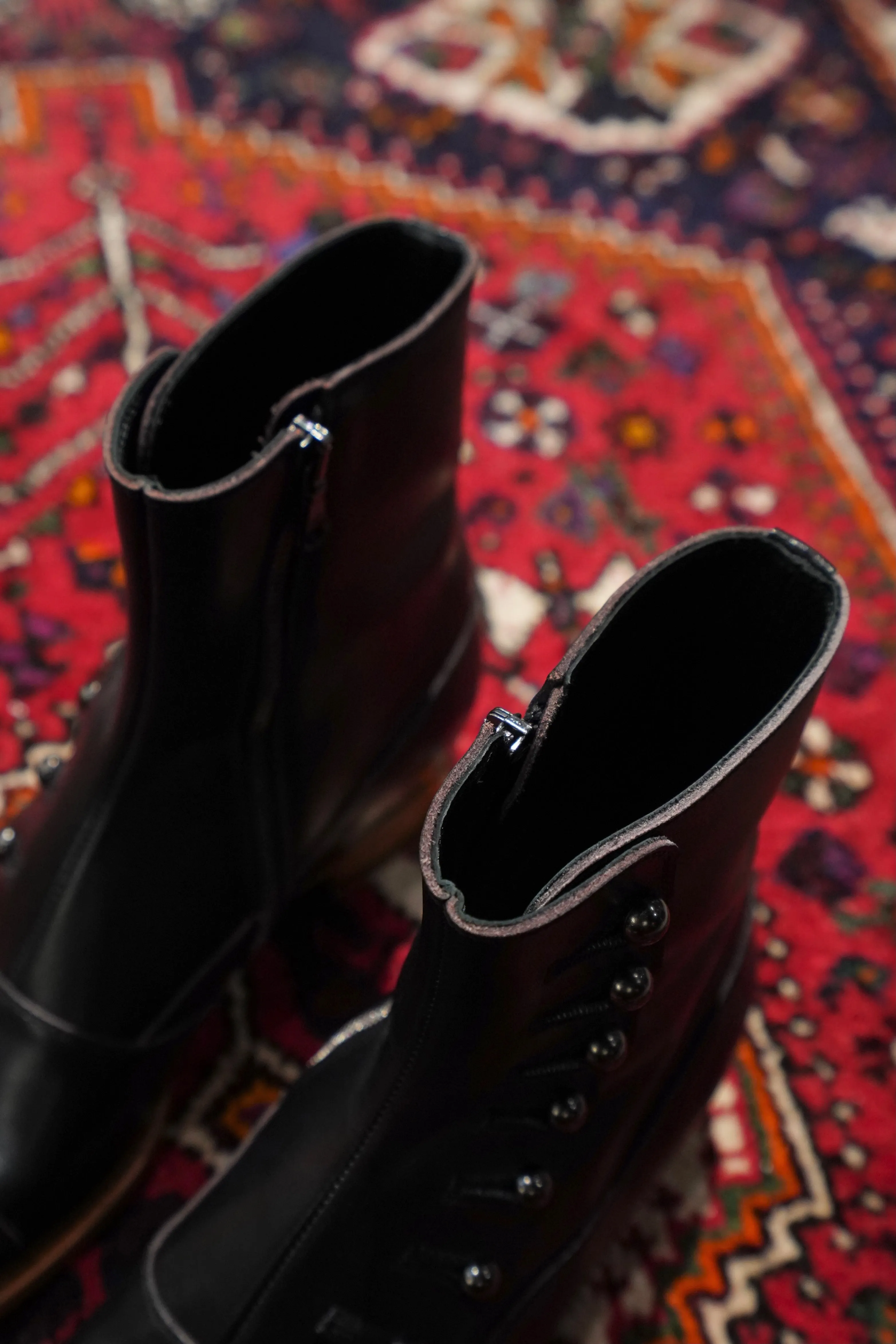 Nobuyuki Matsui Button Boots (BLACK)(EXCLUSIVE)