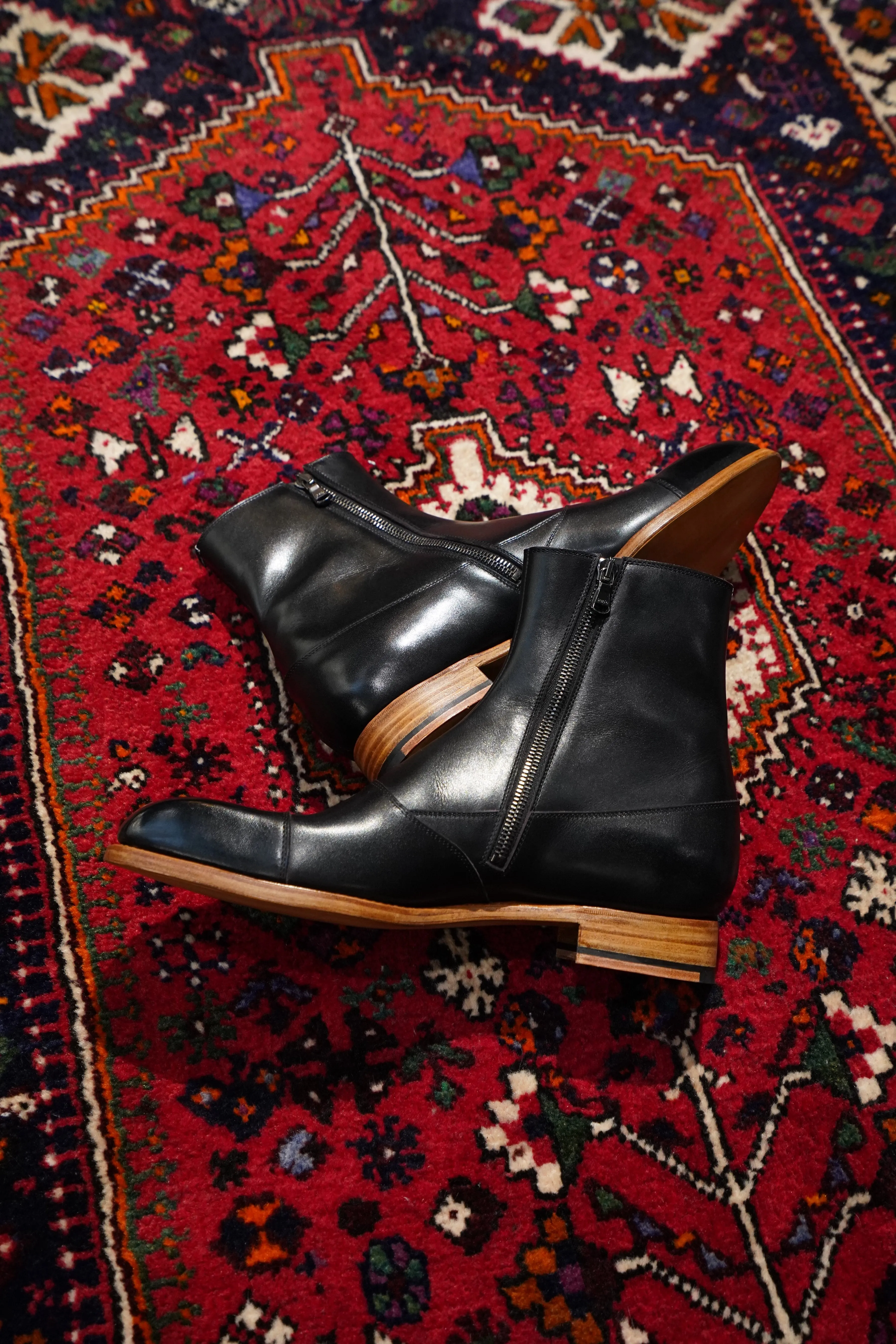 Nobuyuki Matsui Button Boots (BLACK)(EXCLUSIVE)