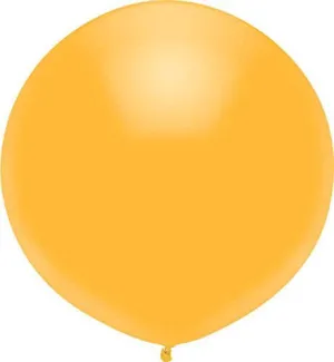 PartyMate - 17" Round Latex Balloons - Radiant Gold (3ct)