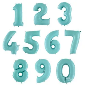 Pastel Blue Giant Number Balloon (last ones left!)