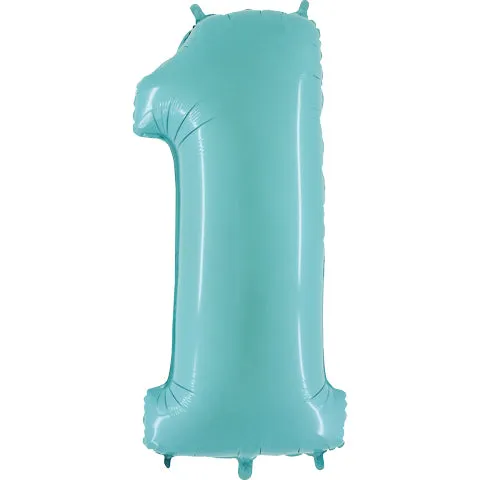 Pastel Blue Giant Number Balloon (last ones left!)