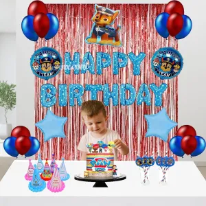 Paw Patrol Kids Birthday Balloon for Decoration 40 Pcs