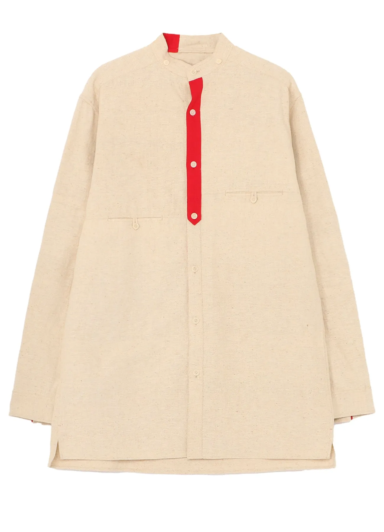 PIECE UNIQUE/AOYAMAINDIA SILK CHEST PANEL BLOUSE