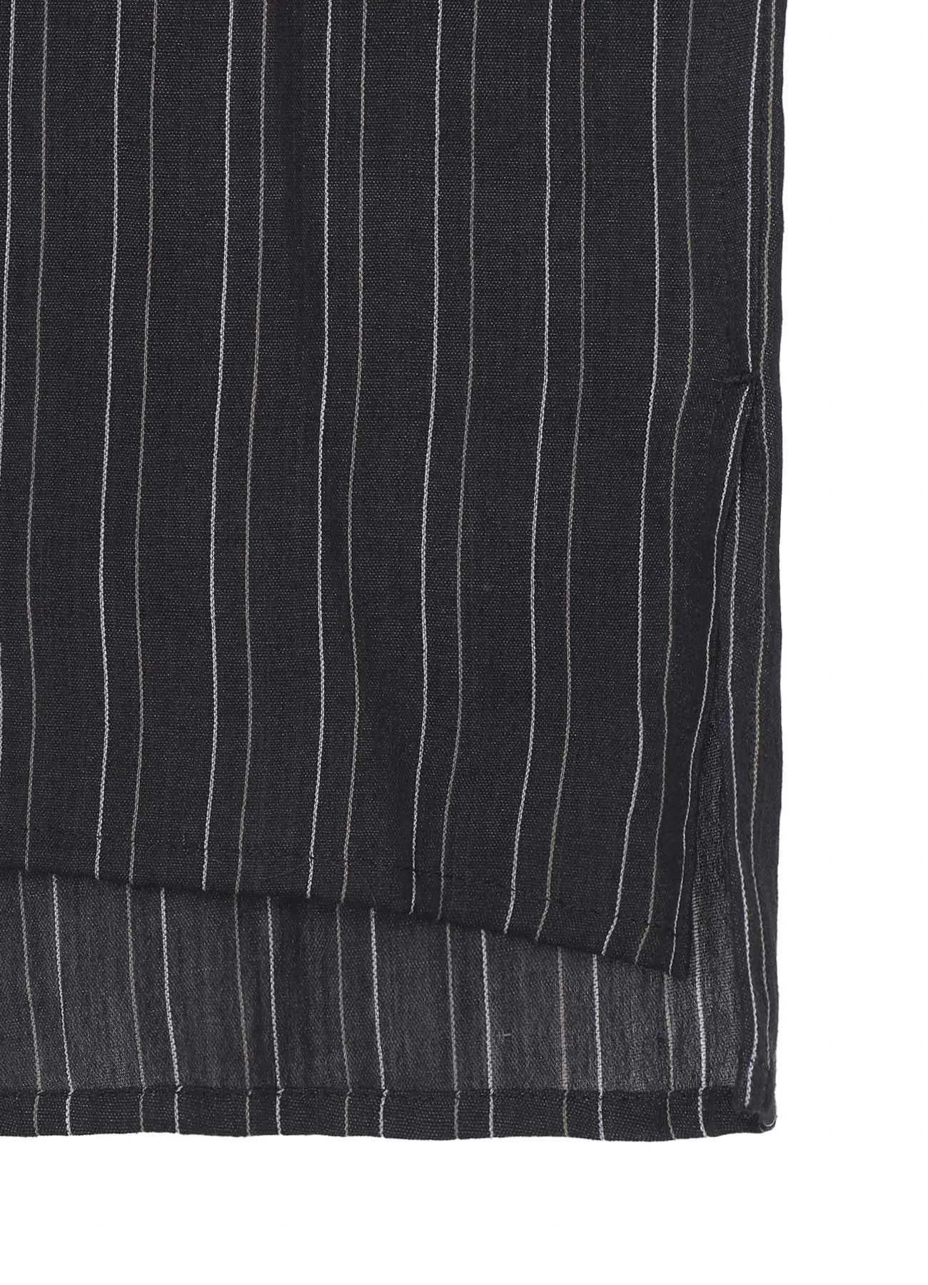 PIECE UNIQUE/AOYAMAINDIA SILK STRIPE BIG BLOUSE