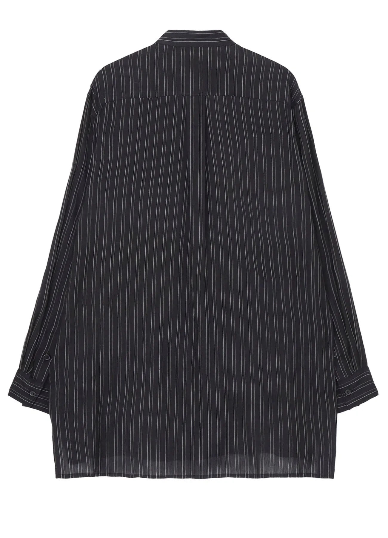 PIECE UNIQUE/AOYAMAINDIA SILK STRIPE BIG BLOUSE