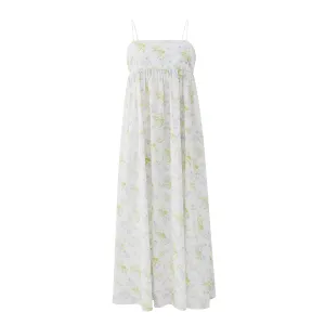Romantic Print Strappy Dress
