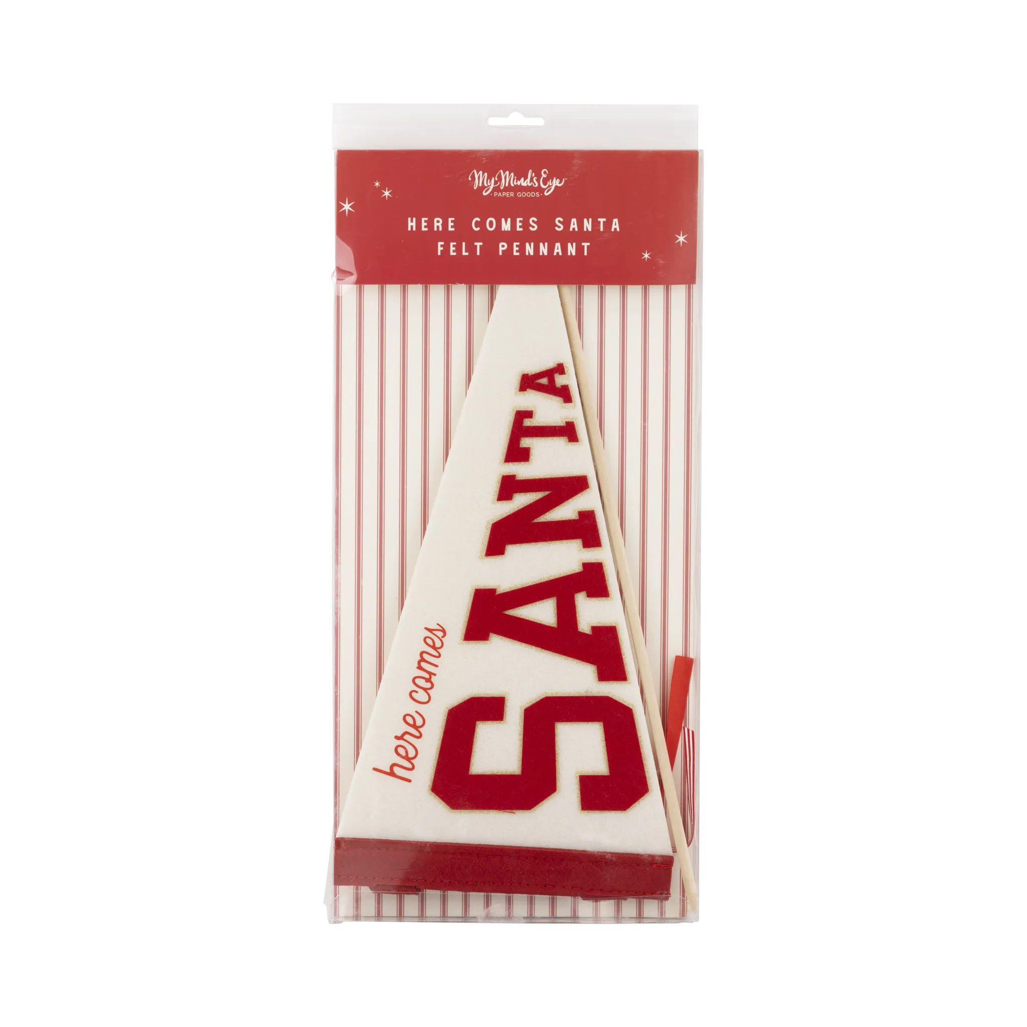 Santa Felt Pennant Flag