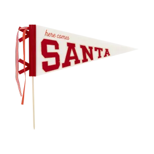 Santa Felt Pennant Flag