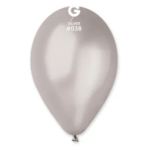 SILVER 12" GEMAR BALOONS