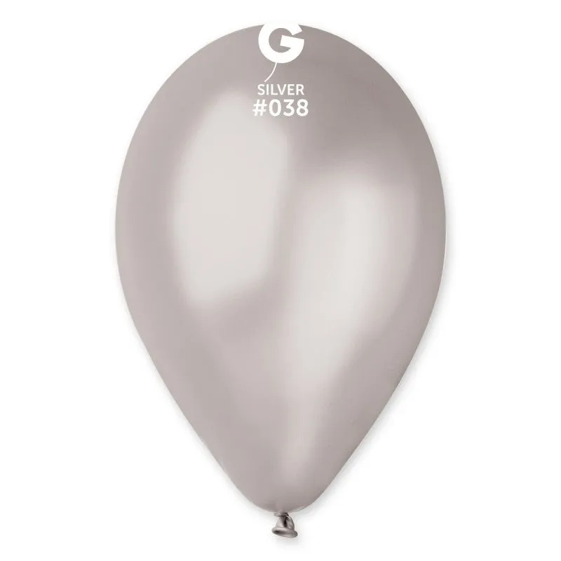 SILVER 12" GEMAR BALOONS