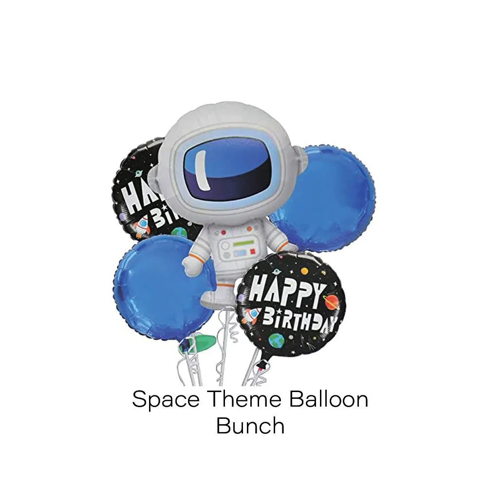 Space Foil Balloon Bunch Pack of 5
