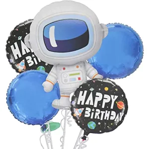 Space Foil Balloon Bunch Pack of 5