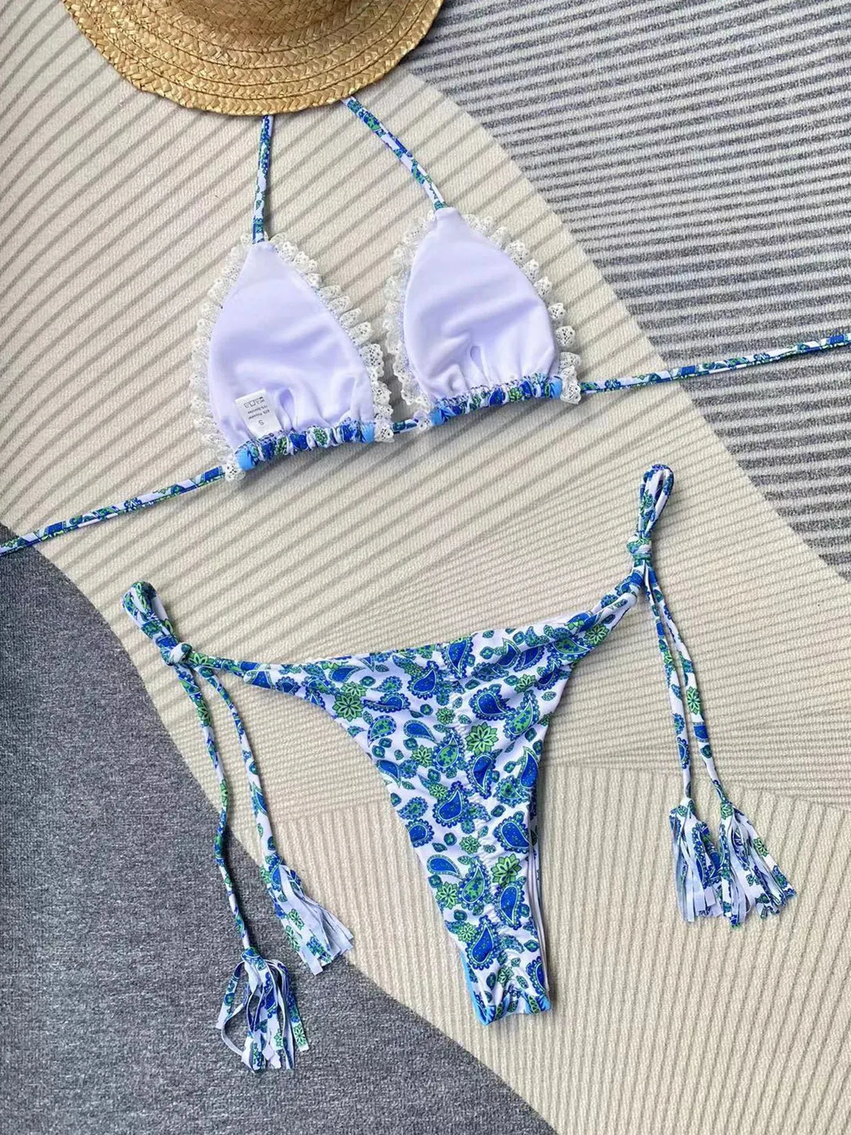 Sweet Moments – Wickel-Tanga mit Riemchen und Mikro-Kini