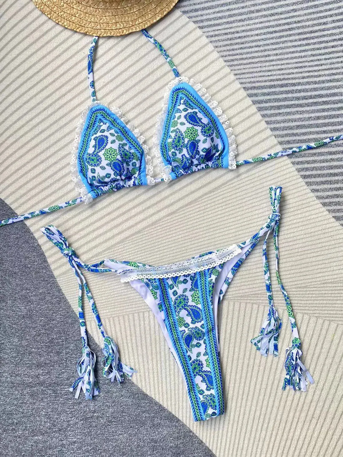 Sweet Moments – Wickel-Tanga mit Riemchen und Mikro-Kini