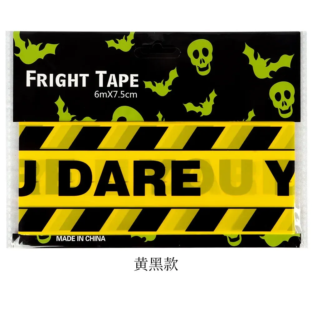 Trendy 6Mx7.5CM Halloween Warning Tape Signs