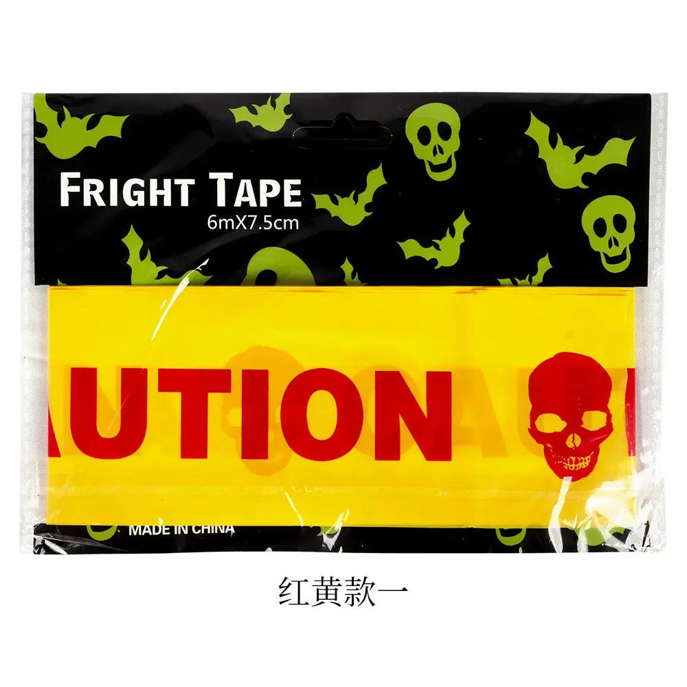 Trendy 6Mx7.5CM Halloween Warning Tape Signs