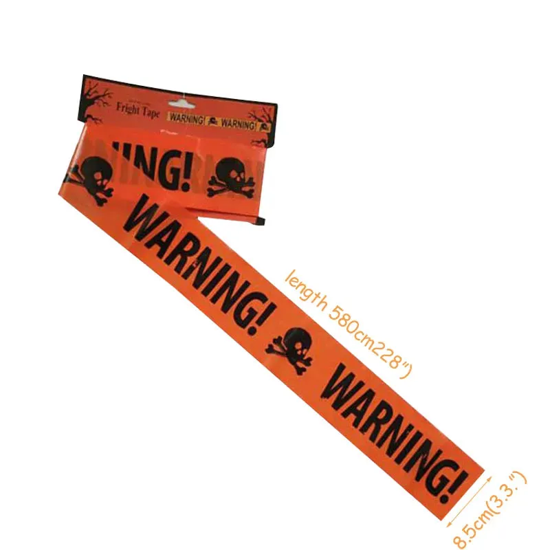 Trendy 6Mx7.5CM Halloween Warning Tape Signs