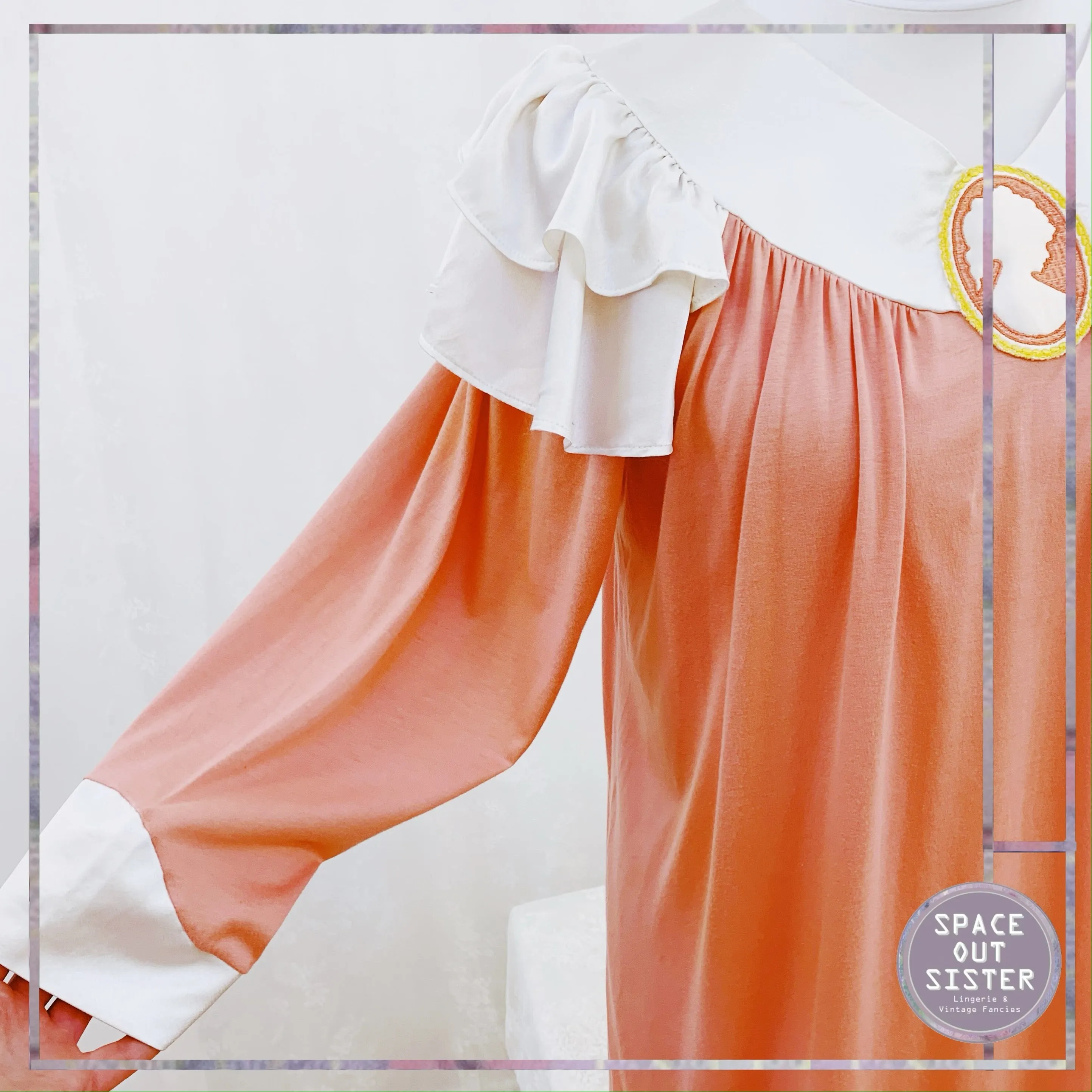 Vintage Cameo Cotton Nightdress